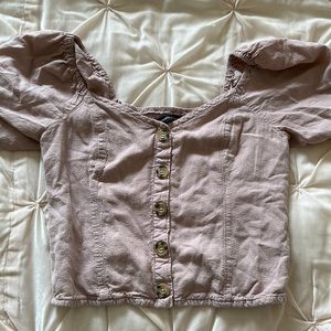 Size small purple crop top